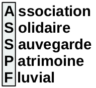 Association Solidaire Sauvegarde Patrimoine Fluvial